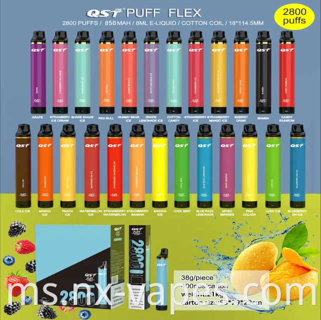 QST puff Flex 2800 1